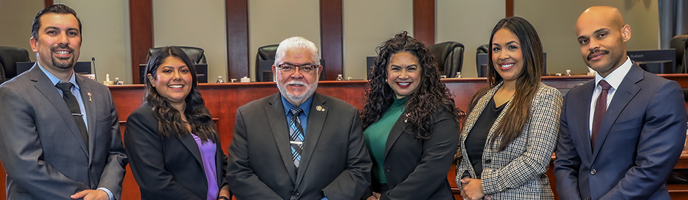 Council and City Clerk Group Photo 2025 Banner