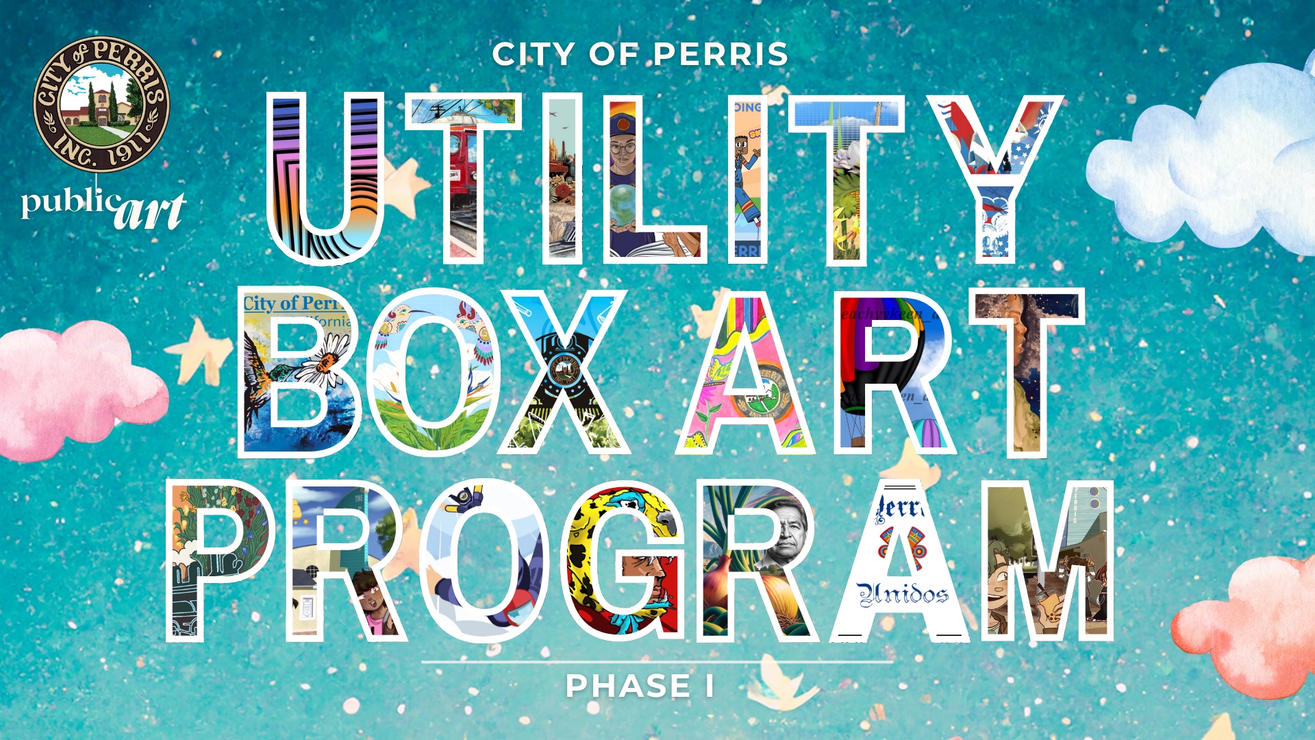 Utility Box Art Program Website Graphic