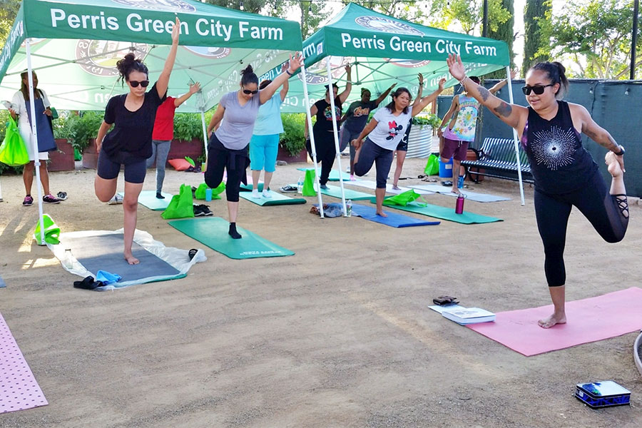 Yoga in the Garden Class